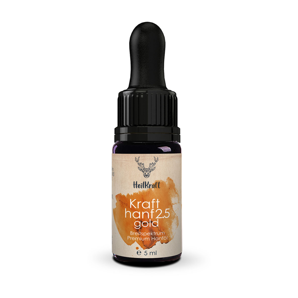Heilkraft Krafthanf Gold 2.5 - 5 ml