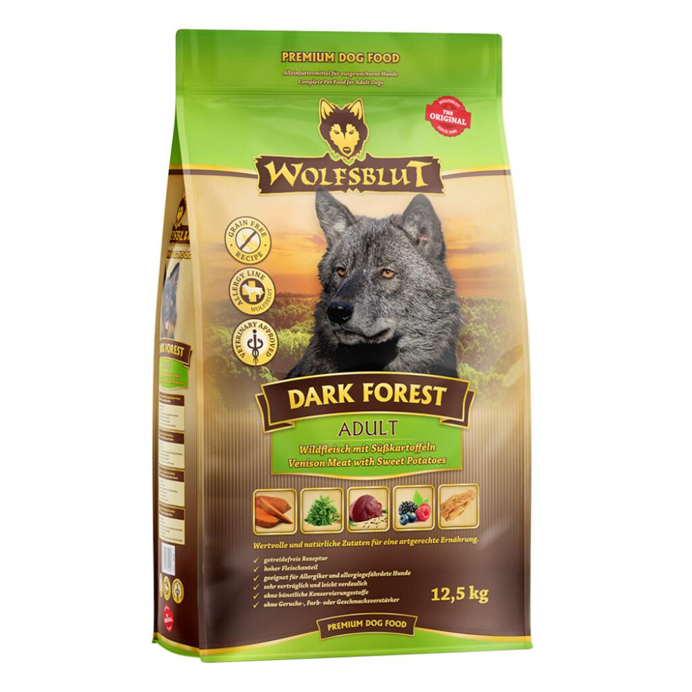 Wolfsblut Wolfsblut Can Adult Dark Forest - Wild Süsskartoffel 12,5 kg