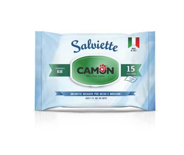Camon Feuchttücher Aloe für Augen und Ohren