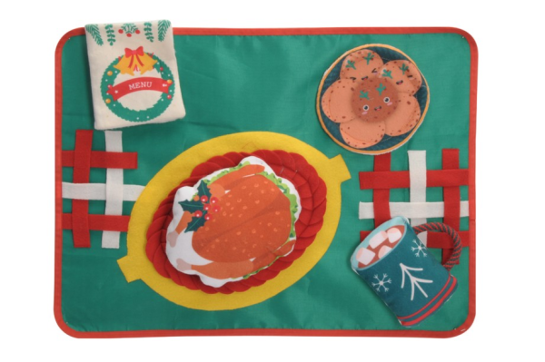 Camon Ineraktiver Schnüffelteppich "Christmas Dinner" 56x41 cm