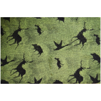 Hof Sonnenschein Vet Beddings Premium 100x160 cm Grün m. Jagdmotiven