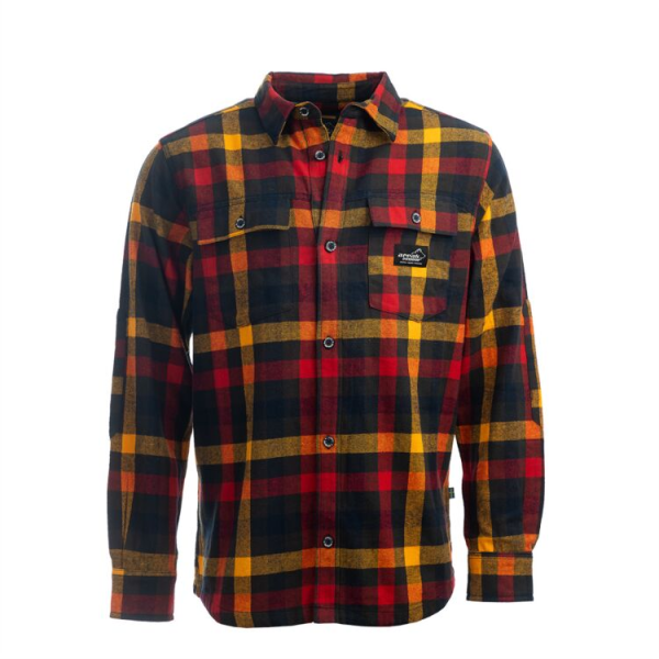 ARRAK Flanell Hemd Men Navy 4farbig Gr.XL