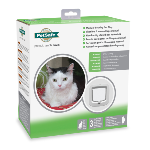 Pet Safe PetSafe Katzentüre 4-Weg, weiss