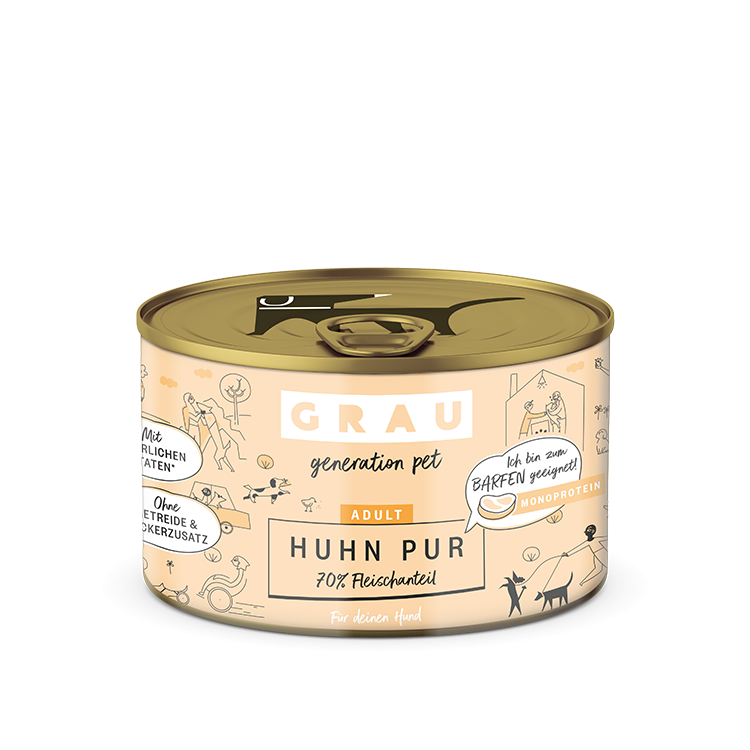 Grau Grau Dog NF Huhn Pur 200g