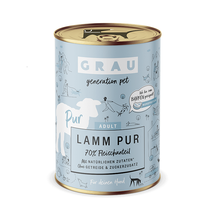 Grau Grau Dog NF Lamm Pur 400g