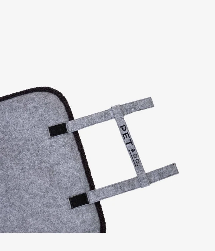 PET&CO Garry - luxury Dog Mat Gr.L 120x90cm Gray