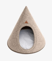 PET&CO Tonto - Luxury Dog Tipi Felt Beige