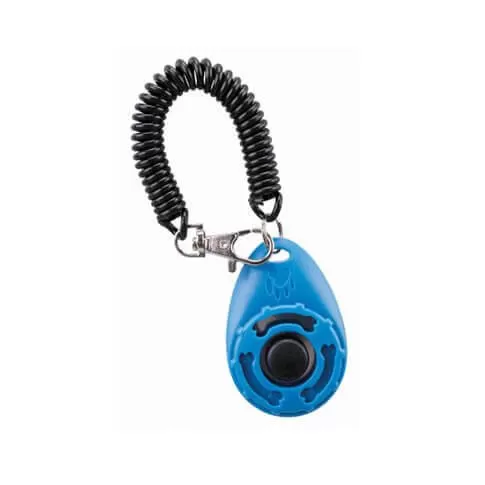 Germanns Trio Clicker für Hundetraining, blau