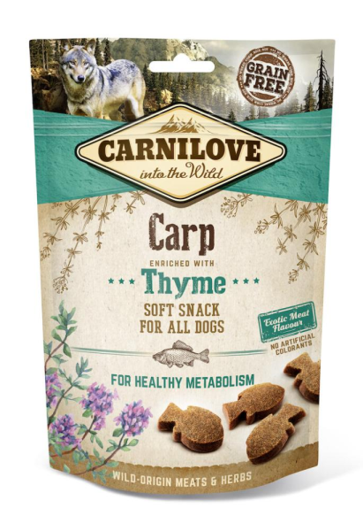 Carnilove Soft Snack Karpfen Thymian 200g