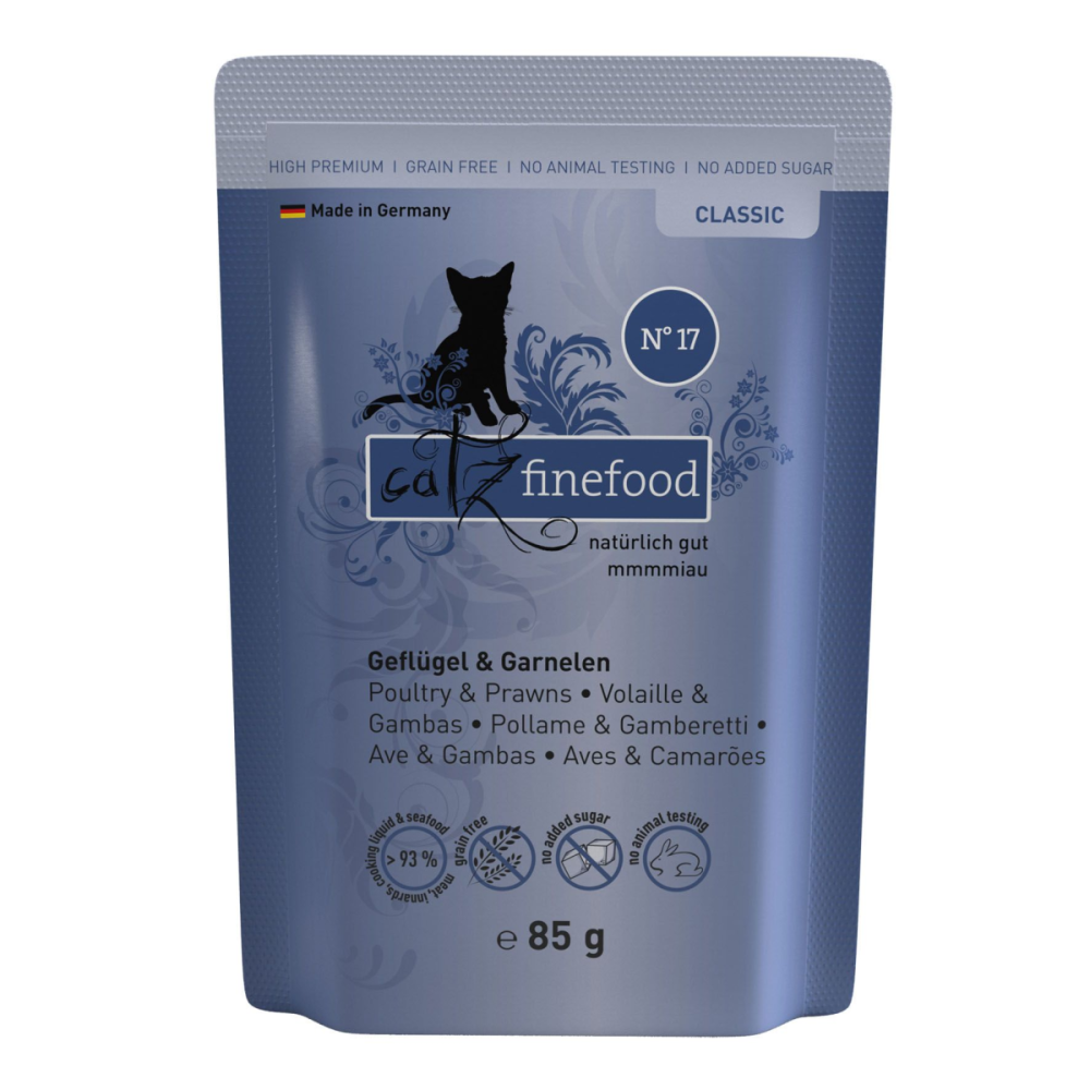 Pets Nature GmbH catz finefood No.17 Geflügel & Garnele 85g