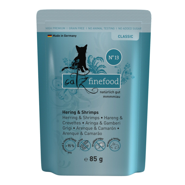 Pets Nature GmbH catz finefood No.13 Hering&Krabben 85g