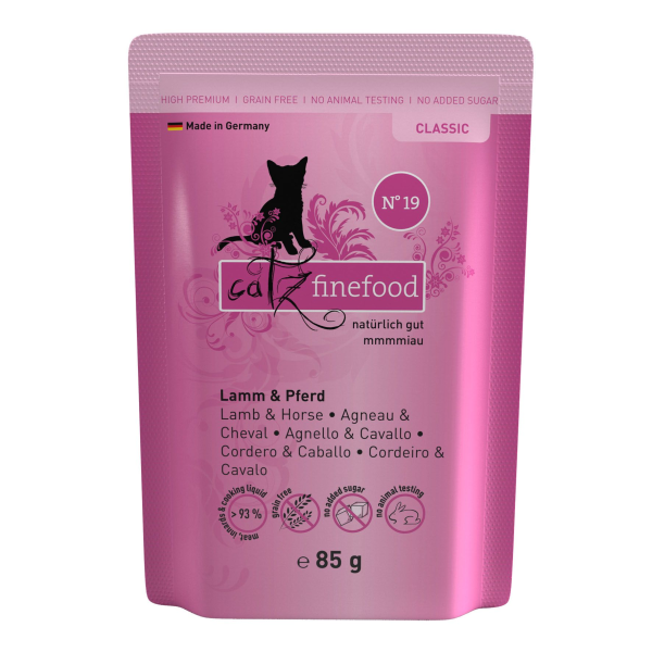 Pets Nature GmbH catz finefood No.19 Lamm&Pferd 85g