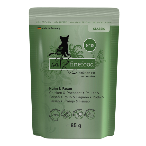 Pets Nature GmbH catz finefood No.15 Huhn&Fasan 85g