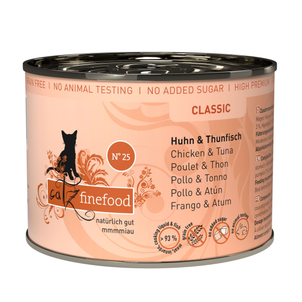 Pets Nature GmbH catz finefood No.25 Huhn&Thunfisch 200g