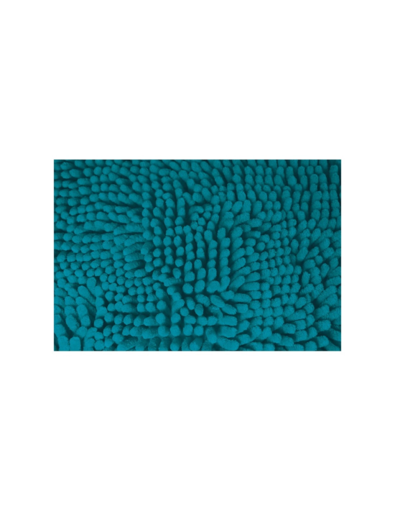 Germanns Trio Microfaser Teppich 65x90cm, blau-türkis