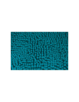 Germanns Trio Microfaser Teppich 65x90cm, blau-türkis