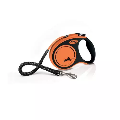 Flexi Xtreme XS Gurt 3m schwarz/orange