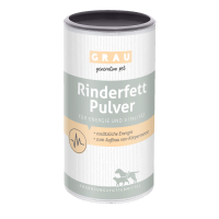 Grau Dog Erg.Futt. Health Rinderfett Plv.