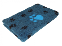 Hof Sonnenschein Vet Beddings Premium 100x80 cm Petrol m. gr. Blauer Pfote