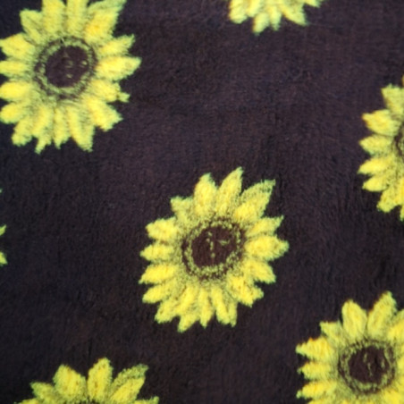 Hof Sonnenschein Vet Beddings Premium 100x160 cm Braun m. Sonnenblumen