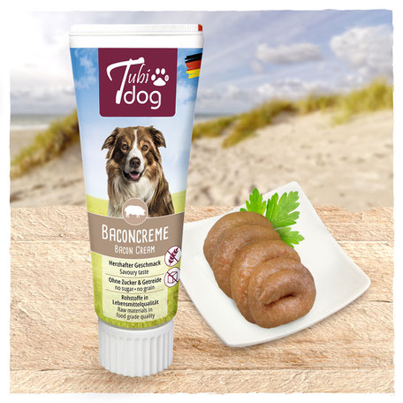 Tubi Tubi Dog Bacon Creme 75g