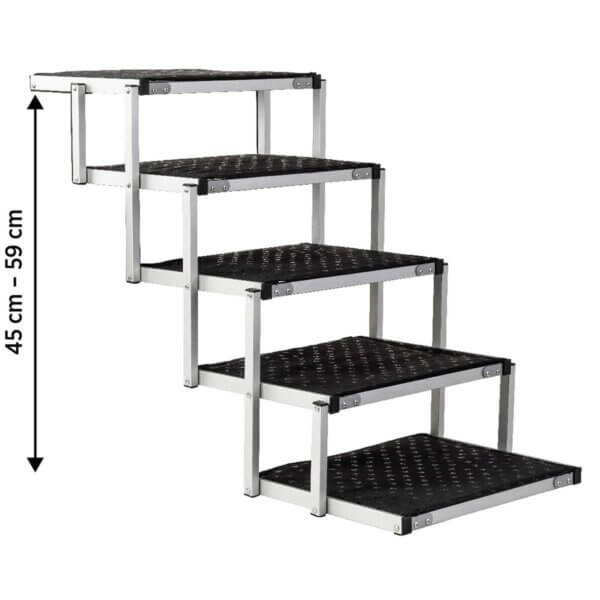 Freezack Hunde Treppe faltbar 5 Tritte