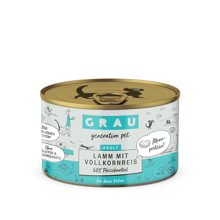 Grau Grau Dog NF Lamm mit Vollkornreis 200g