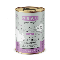 Grau Grau Dog NF Pute mit Vollkornreis