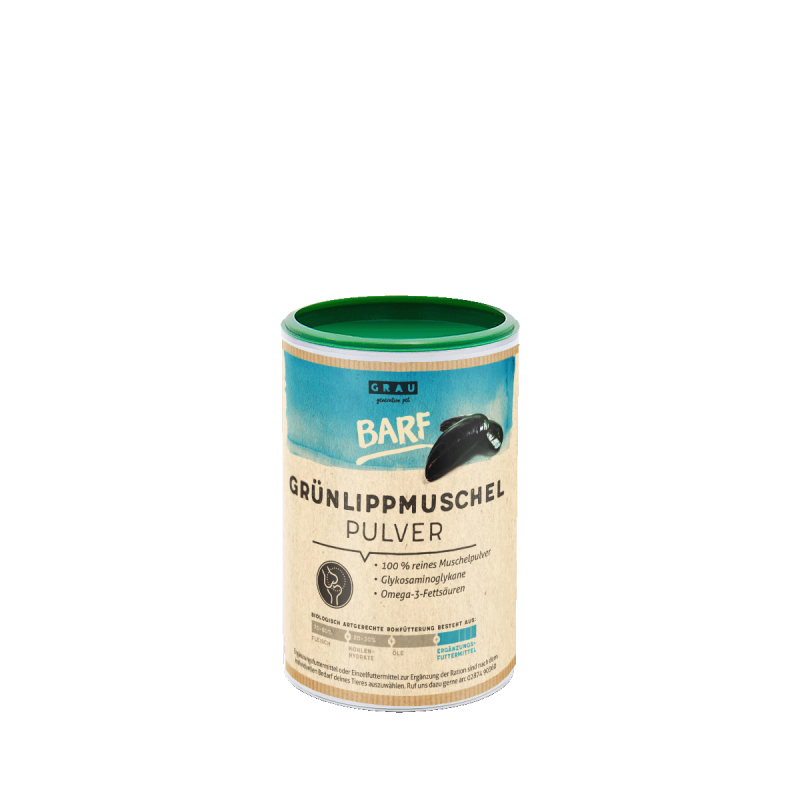 Grau Dog BARF Grünlippmuschel-Pulver 170g