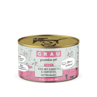 Grau Grau Dog NF Rind mit Karotte & Kartoffel