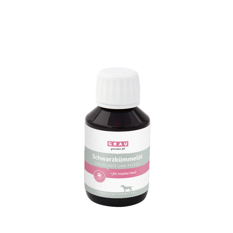 Grau Dog BARF Schwarzkümmelöl gepresst 100ml