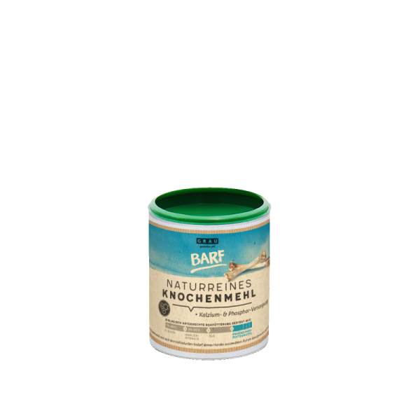 Grau Dog Erg.Futt. Health Naturreines Kn.Mehl