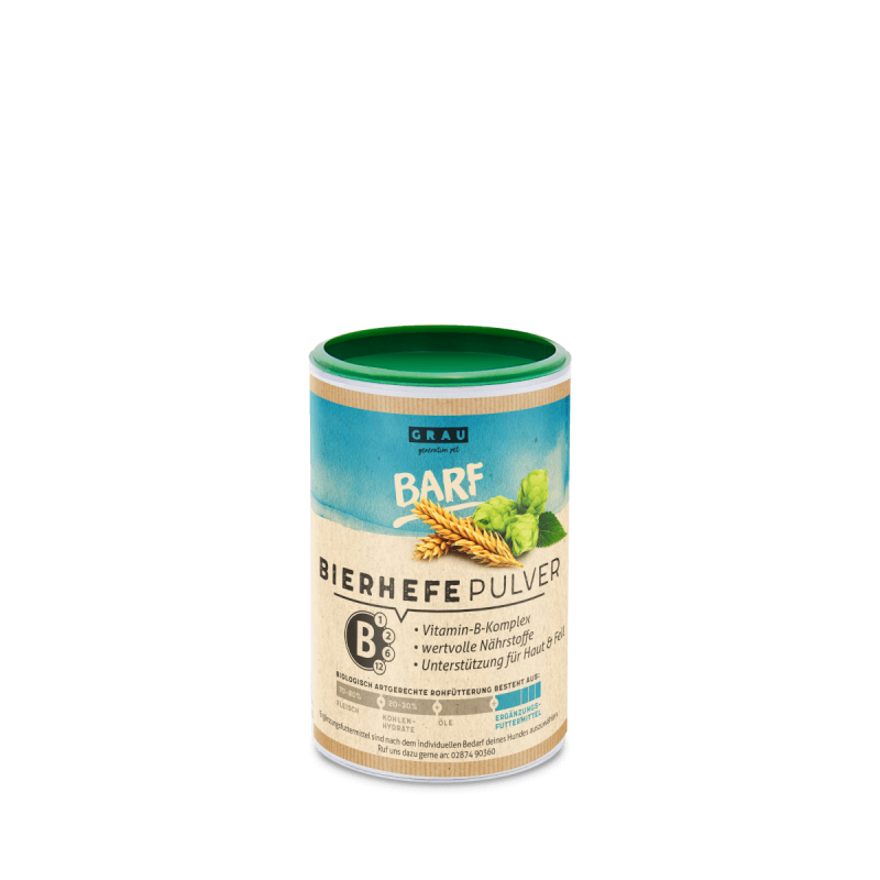 Grau Dog BARF Bierhefe 150g