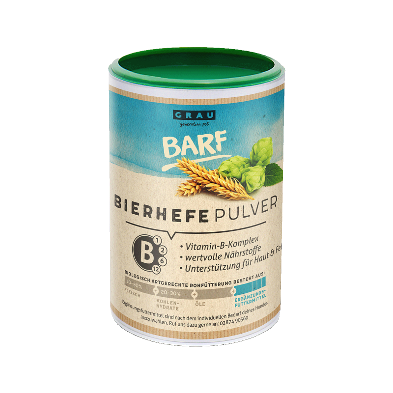 Grau Dog BARF Bierhefe 500g