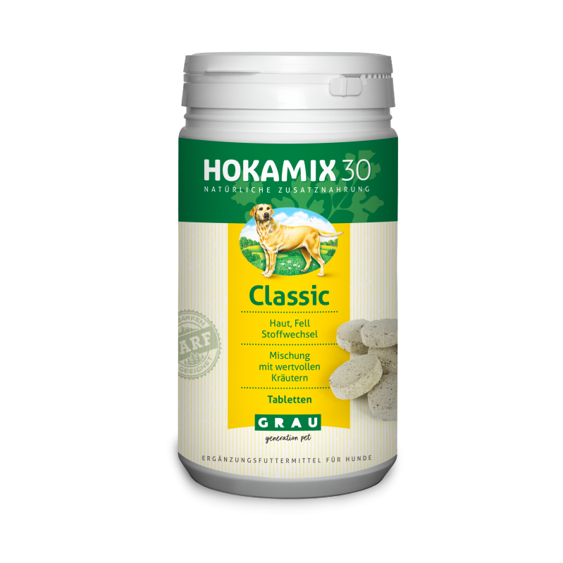 Grau Dog Erg.Futt. Hokamix 30 Classic Tbl. 400 St.