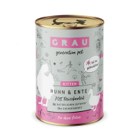 Grau Kitten Huhn & Ente