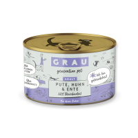 Grau Adult Cat Huhn mit Karotte & Katzenminze