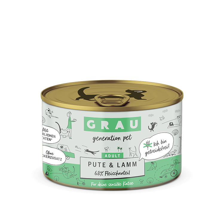 Grau Adult Cat Pute & Lamm 200g