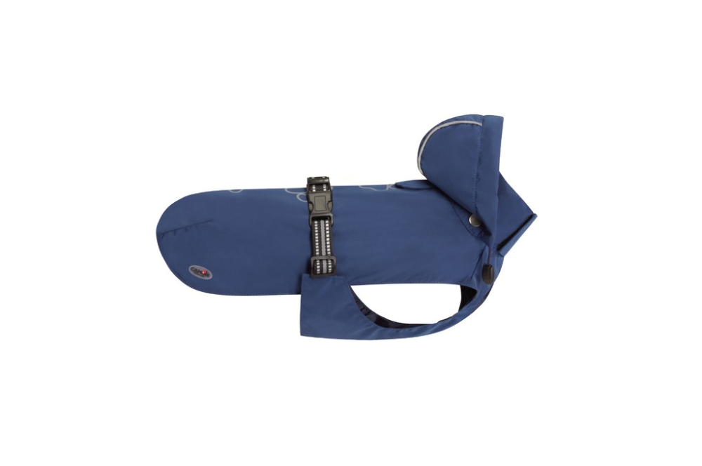 Camon ROMA Leichter ungefütterter Regenmantel, blau Gr.50