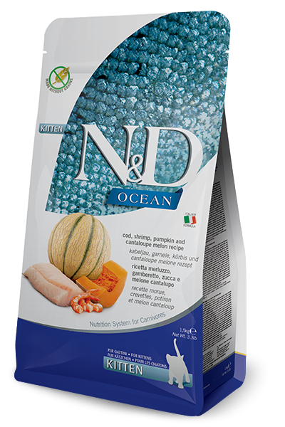 Farmina N&D Kitten Ocean Pumpkin Kabeljau Melone 1.5kg