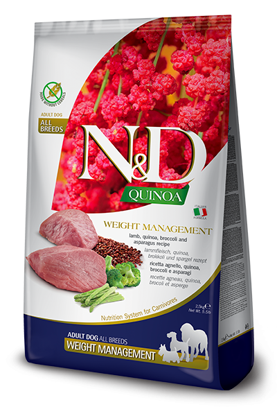 Farmina N&D Hund Quinoa Adult Weight Management Med/Max Lamm 7kg