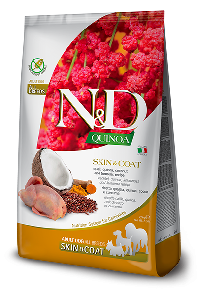 Farmina N&D Hund Quinoa Skin&Coat Wachtel 7kg