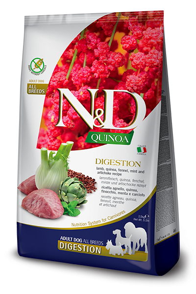 Farmina N&D Hund Quinoa Digestion Lamb Adult 2.5kg