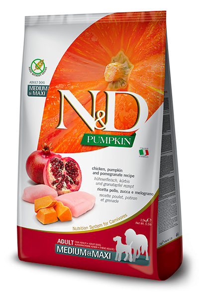 Farmina N&D Hund Pumpkin Adult med/max Huhn 12kg