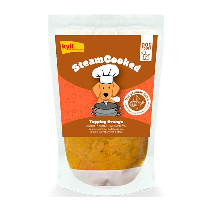 Kyli steam cooked orange 200g, Kürbis, Karotte, Süsskartoffel