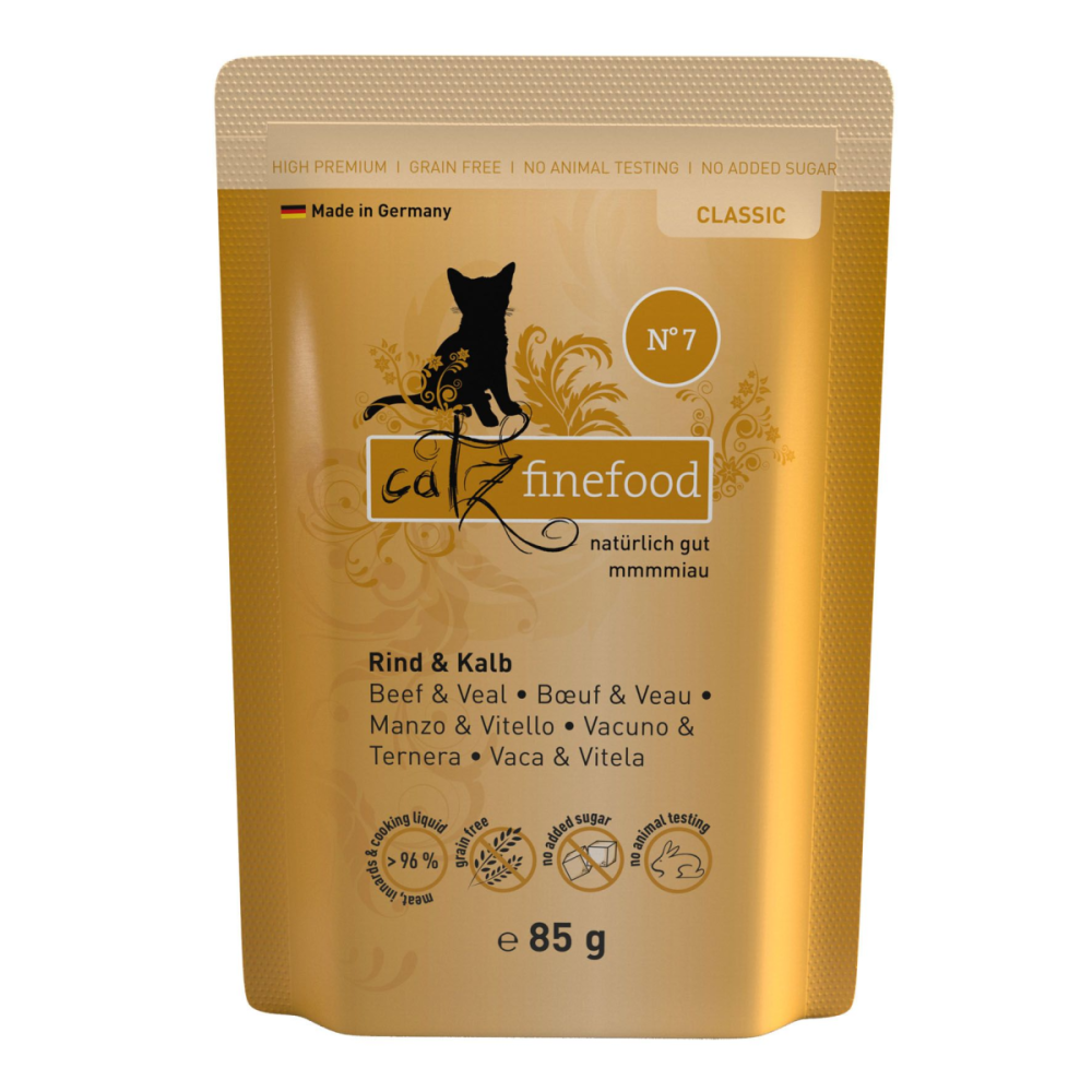 catz Finefood No. 07 Rind & Kalb 85g