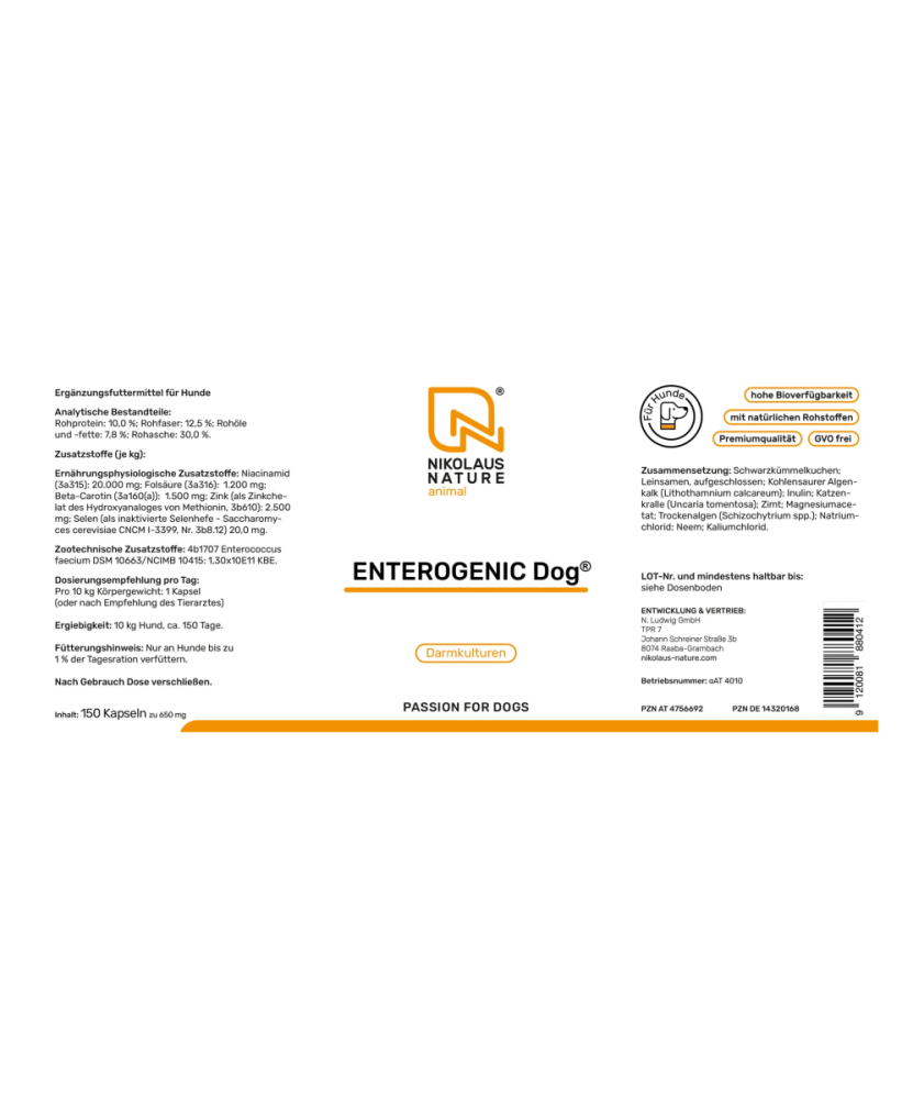 Nikolaus Nature Enterogenic Dog