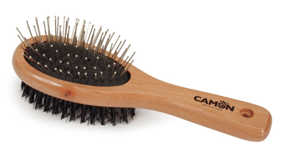 Camon Doppelte Holzbürste Medium