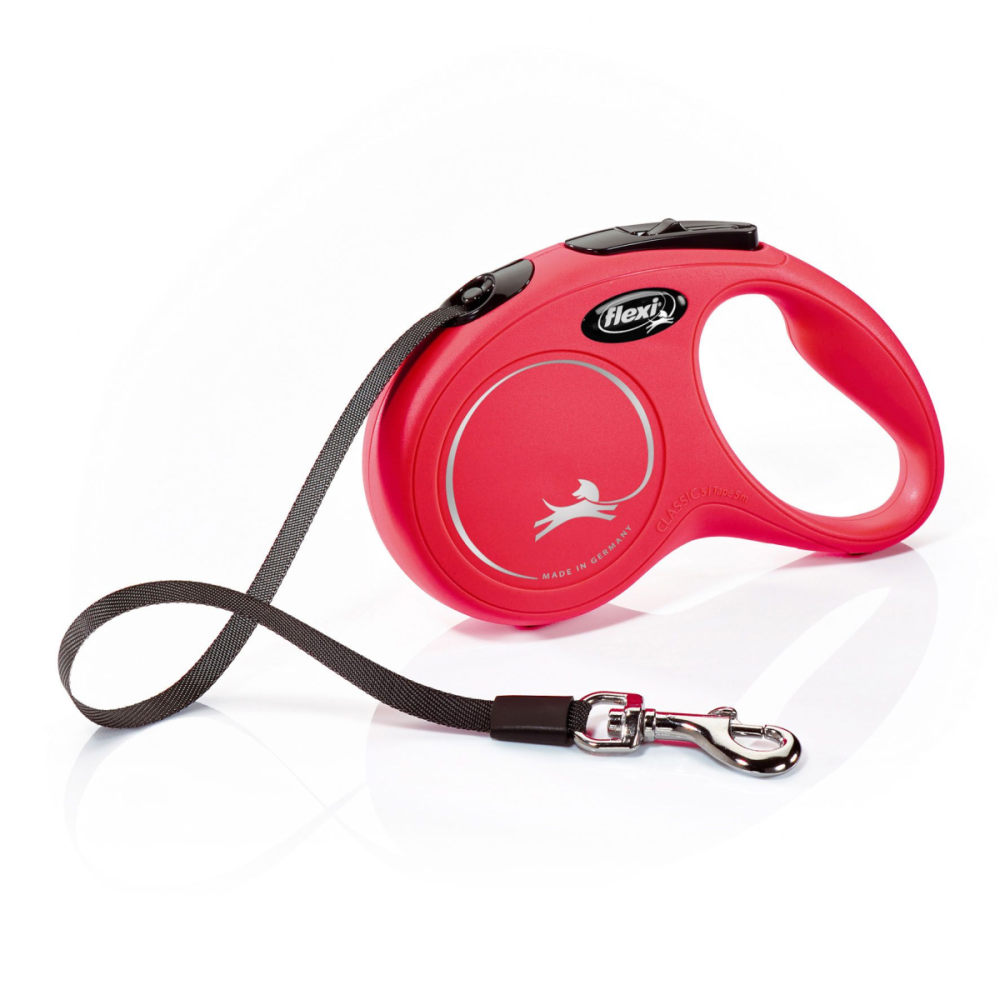 Flexi Flexi New Classic S Gurt, rot Gurt Rolleine, 5m