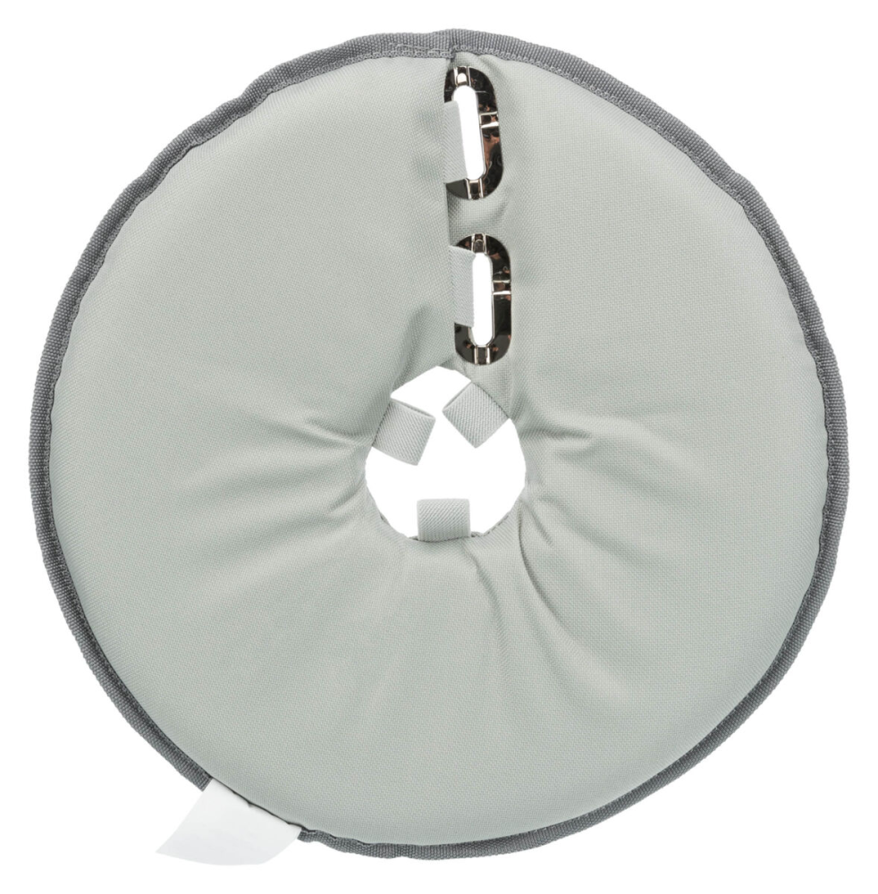 Trixie Schutzkragen grau XS 23-27cm Innen Umfang, 13cm Kragenbreite